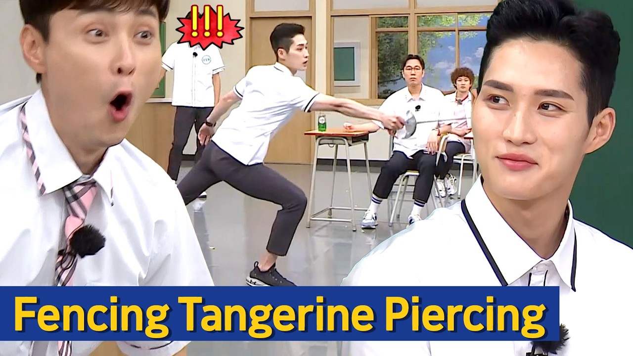 [Knowing Bros] Can an Oly*pic Fencing Gold Medalist Poke Fruit at Once? 🥇
