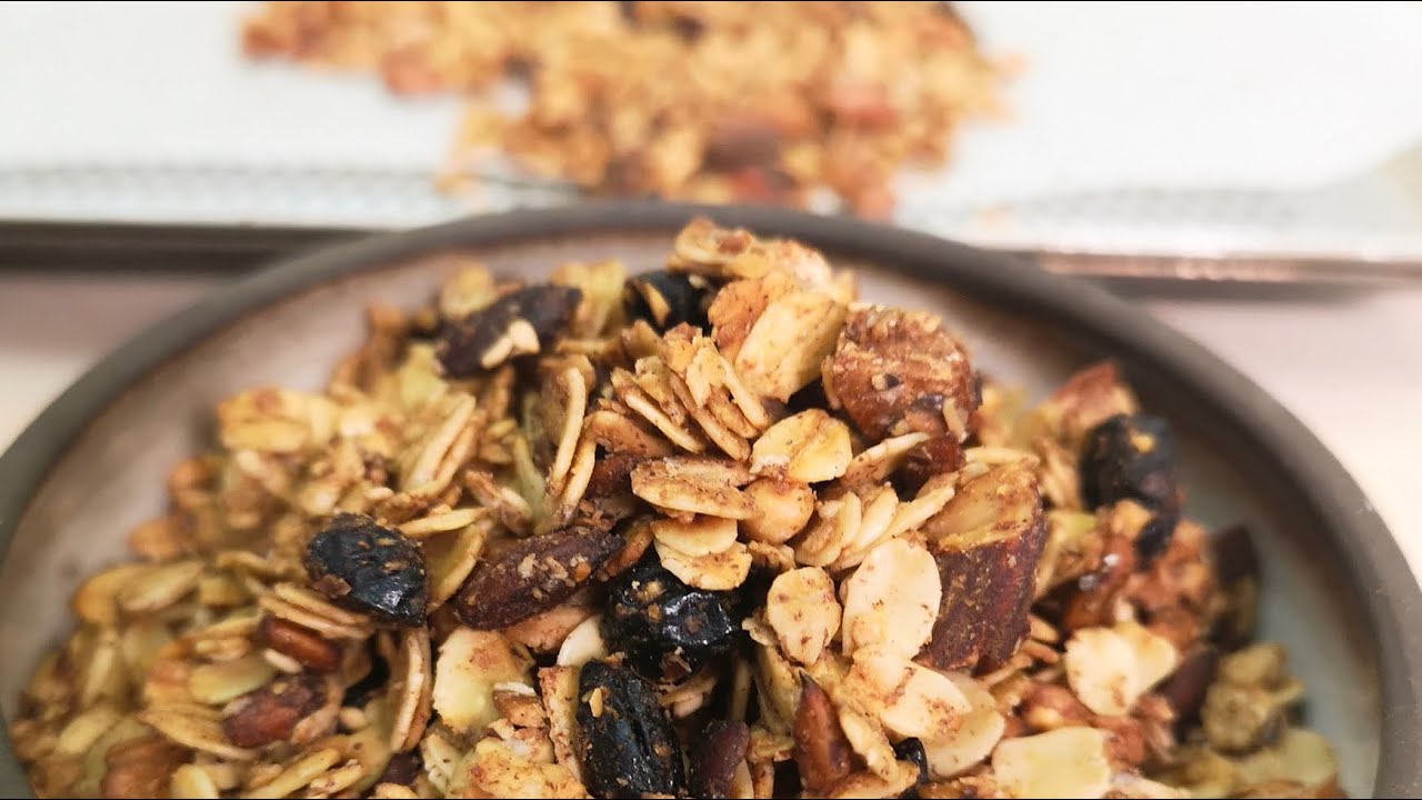GRANOLA maison, la recette du petit déjeuner ultra facile et HEALTHY