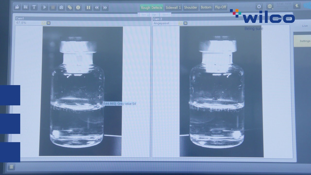 WILCO AG - Automated Visual Inspection for pharmaceutical parenteral drug products - Being sure.