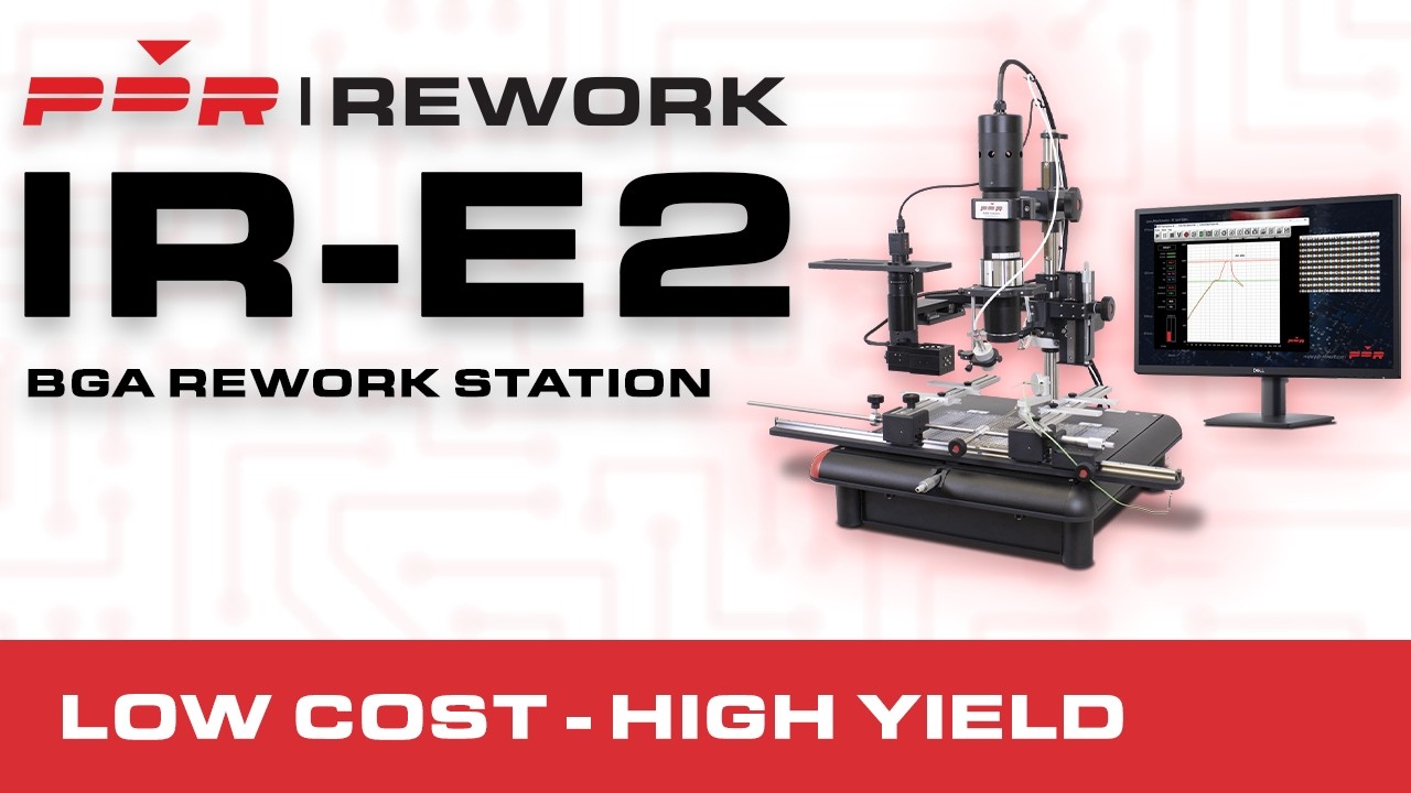 PDR IR-E2 BGA Rework Station - Targeted Focused Infrared Heating
