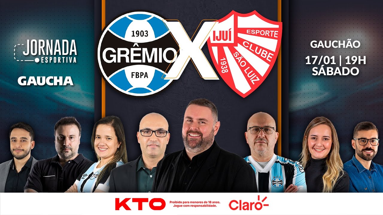 GR&Ecirc;MIO 5 X 0 S&Atilde;O LUIZ | GAUCH&Atilde;O | JORNADA DIGITAL | 17/01/2026