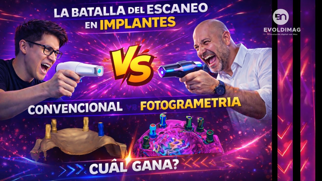 💥3.La Batalla de escaneo en implantes convencional vs fotogrametria💥#digitalks