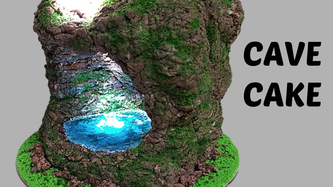 Cave Cake Video 100% edible | Cake design