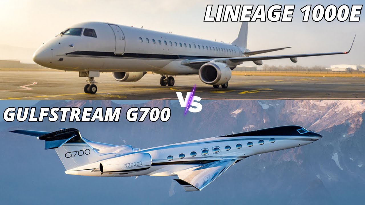 Embraer Lineage 1000E vs Gulfstream G700: Ultimate Luxury Jet Comparison!
