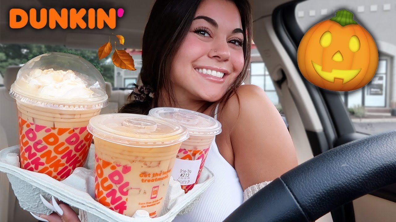 Dunkin's New FALL Drinks are here!!! 2020