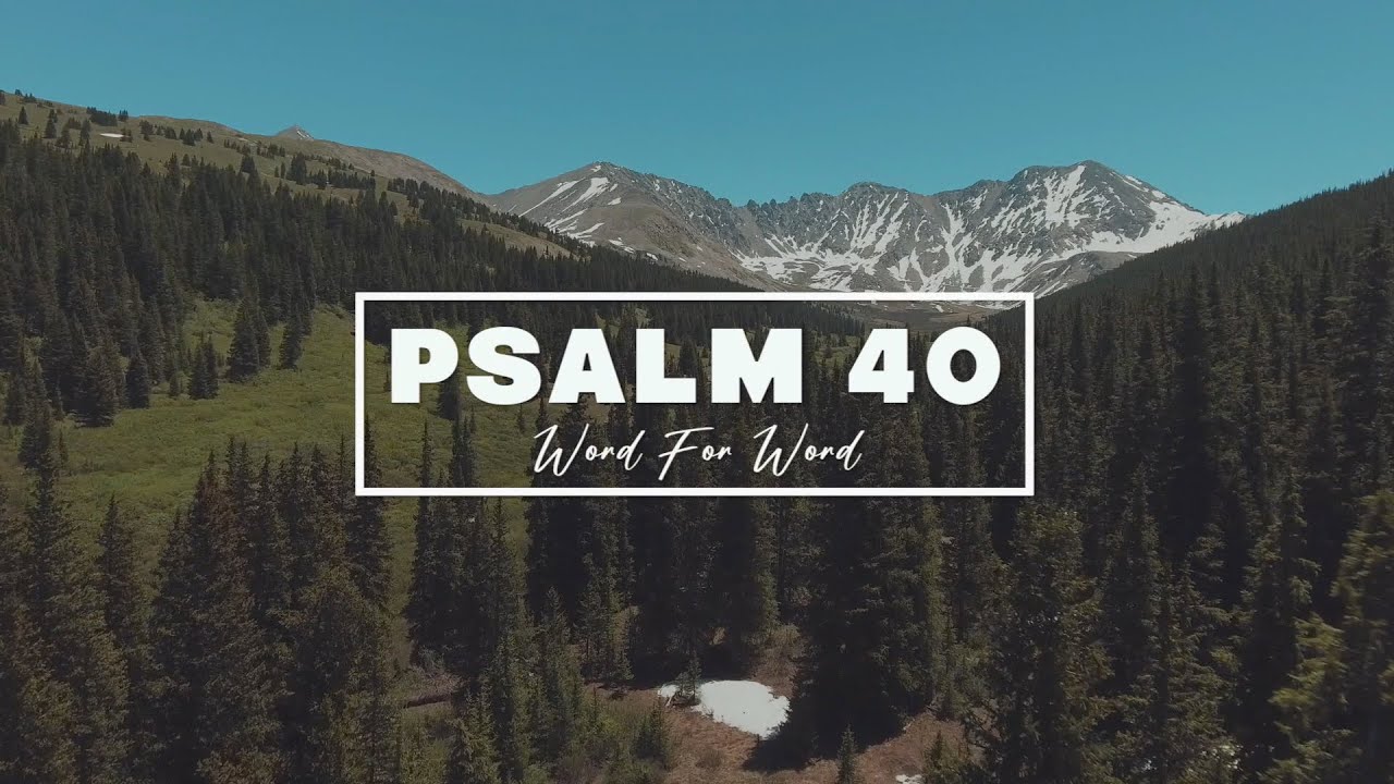 Psalm 40 Word For Word (Lyric Video) • ESV Scripture Song