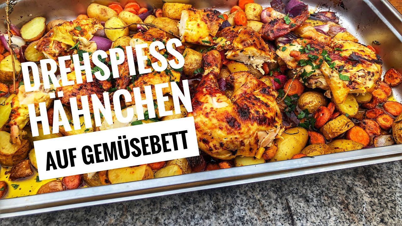 Grill Hähnchen auf Gemüsebett | Geflügel | 043 | Grillcoach Gerrit