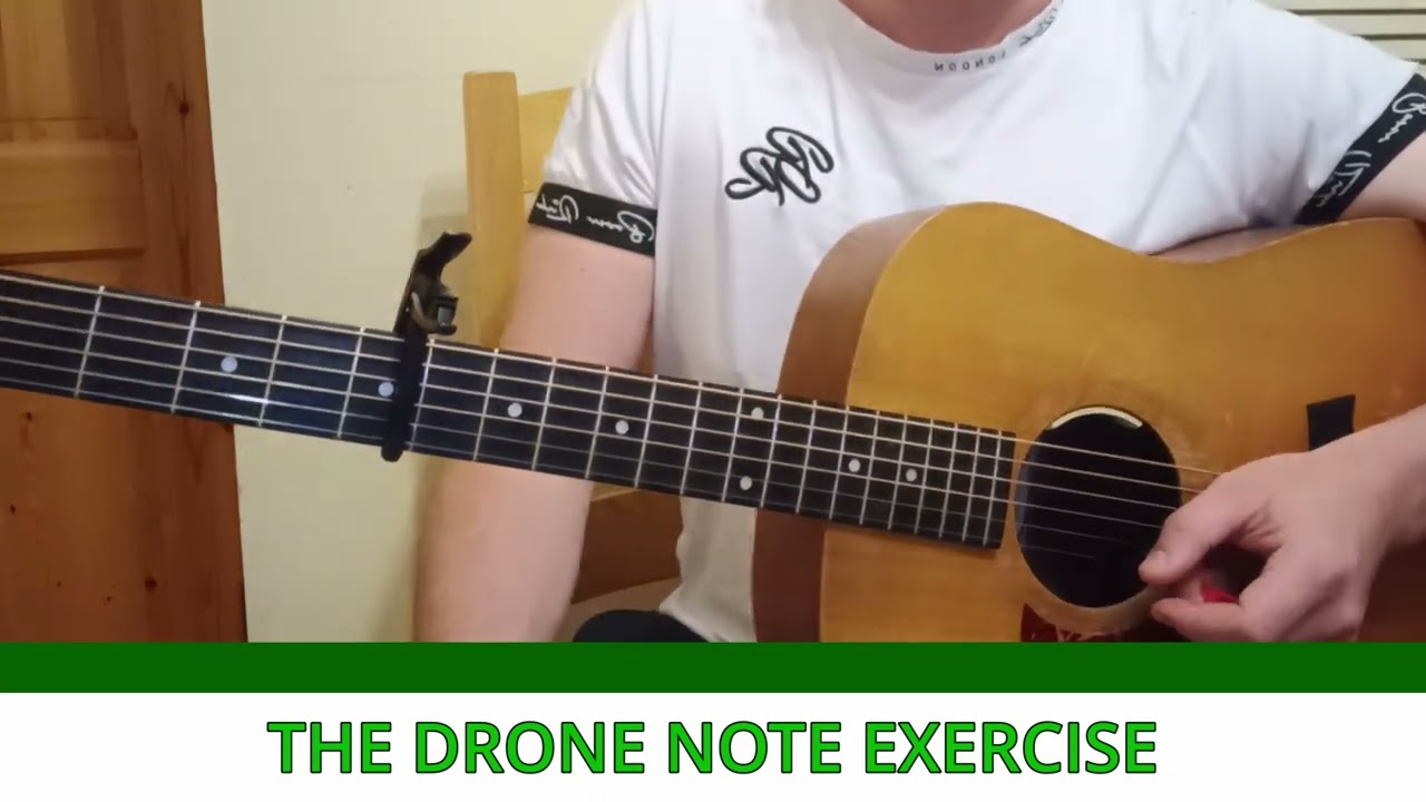 DRONE EXERCISE - IRISH DADGAD GUITAR COURSE  (FREE LESSONS PART 3)