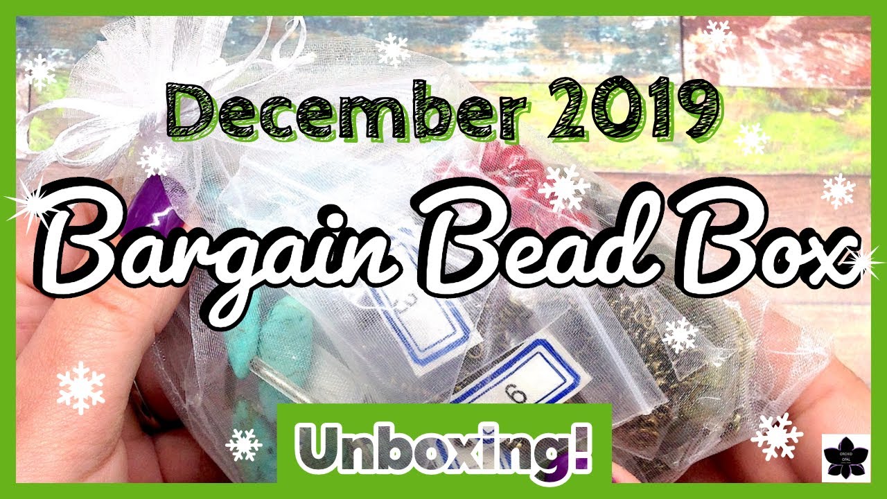 Ежемесячная подписка на бисероплетение Bargain Bead Box | Декабрь 2019