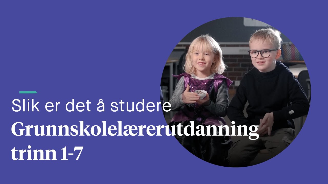 Verdens beste jobb? Grunnskolelærer 1.-7.!