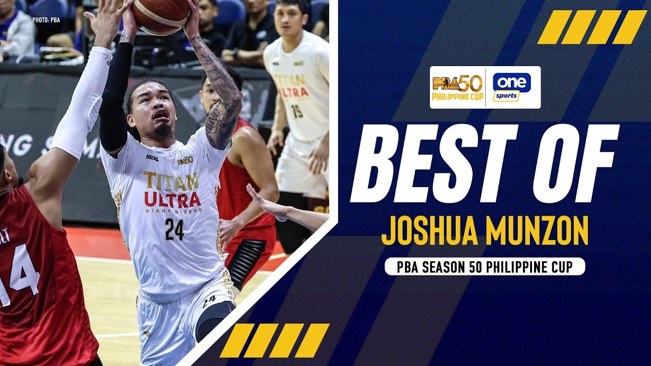 BEST OF JOSHUA MUNZON | TITAN ULTRA GIANT RISERS | PBA SEASON 50 PHILIPPINE CUP