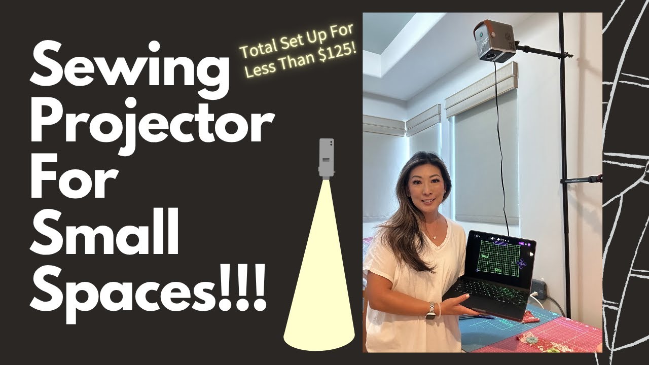 How To Set Up A Projector For Sewing For Small Spaces! | From Amazon