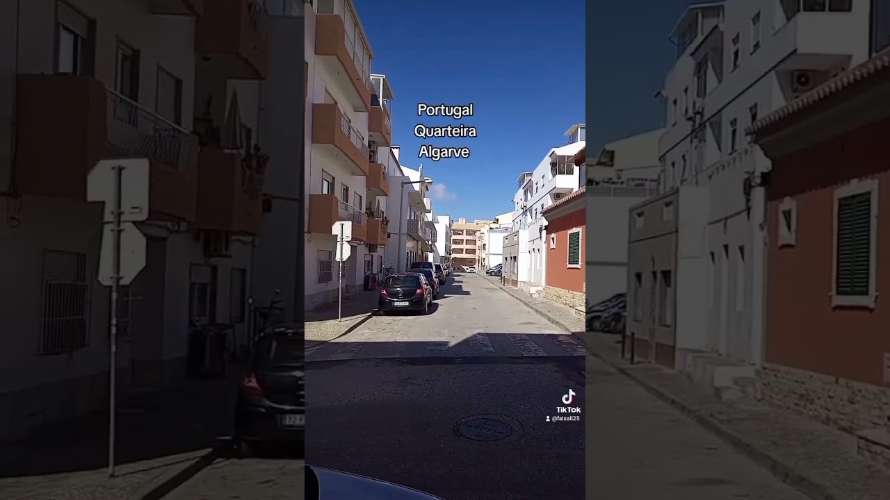 #portugal #quarteira #faro #distric #beautiful #algarve #street #europe #travel #vlog #dayview