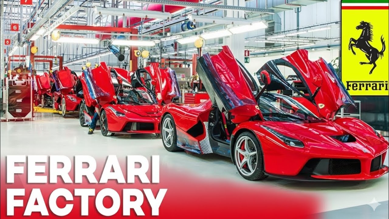 Inside Ferrari’s secret factory lines manufacturing 