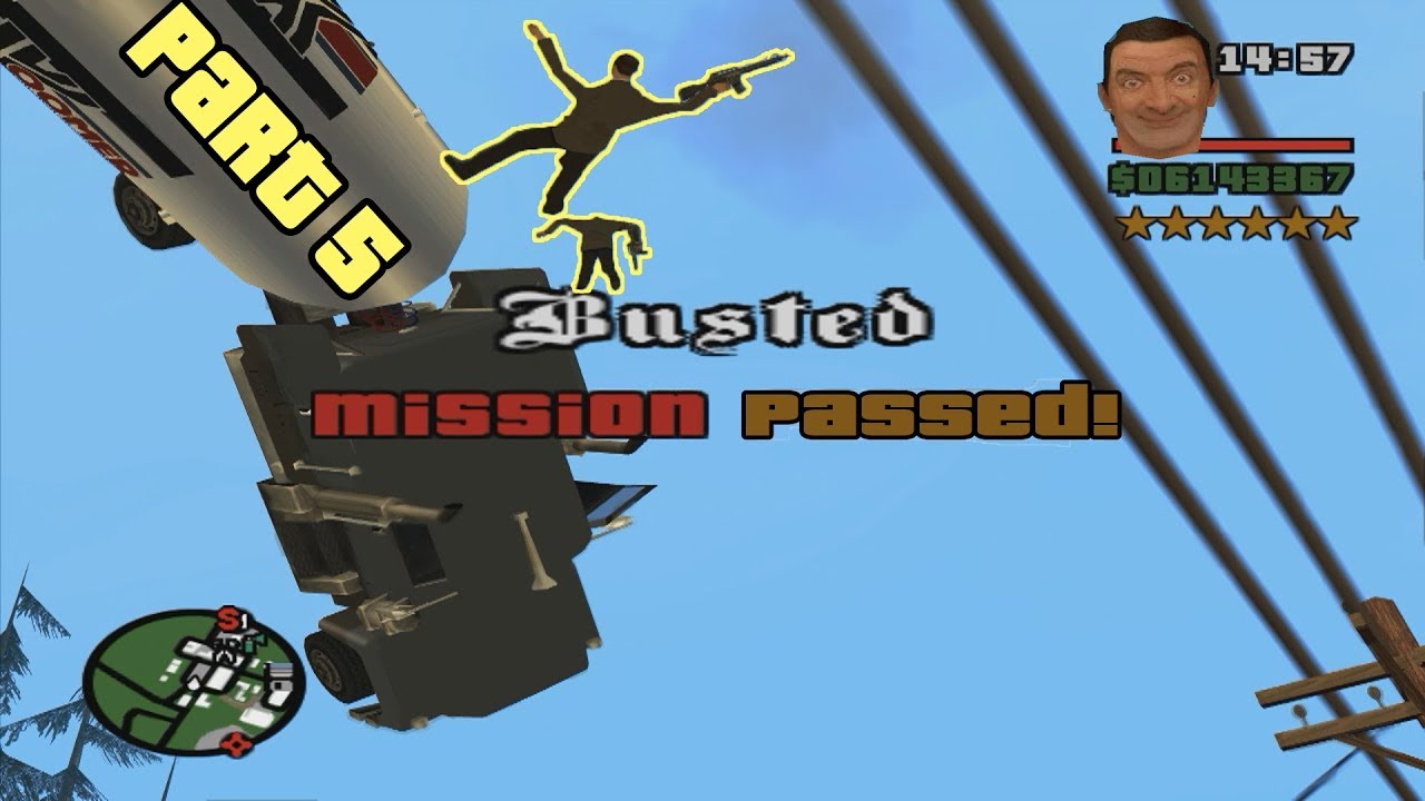 GTA San Andreas Busted Part 5 (BUSTED IN CUTSCENES)