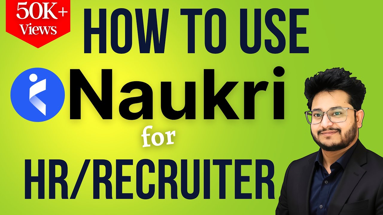 How To Use Naukri.com Portal for HR Recruiter ! Step By Step ! Animated HR #naukri