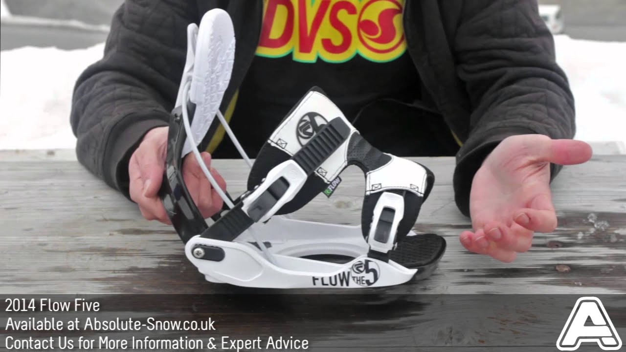 2013 / 2014 | Flow Five Snowboard Bindings | Video Review