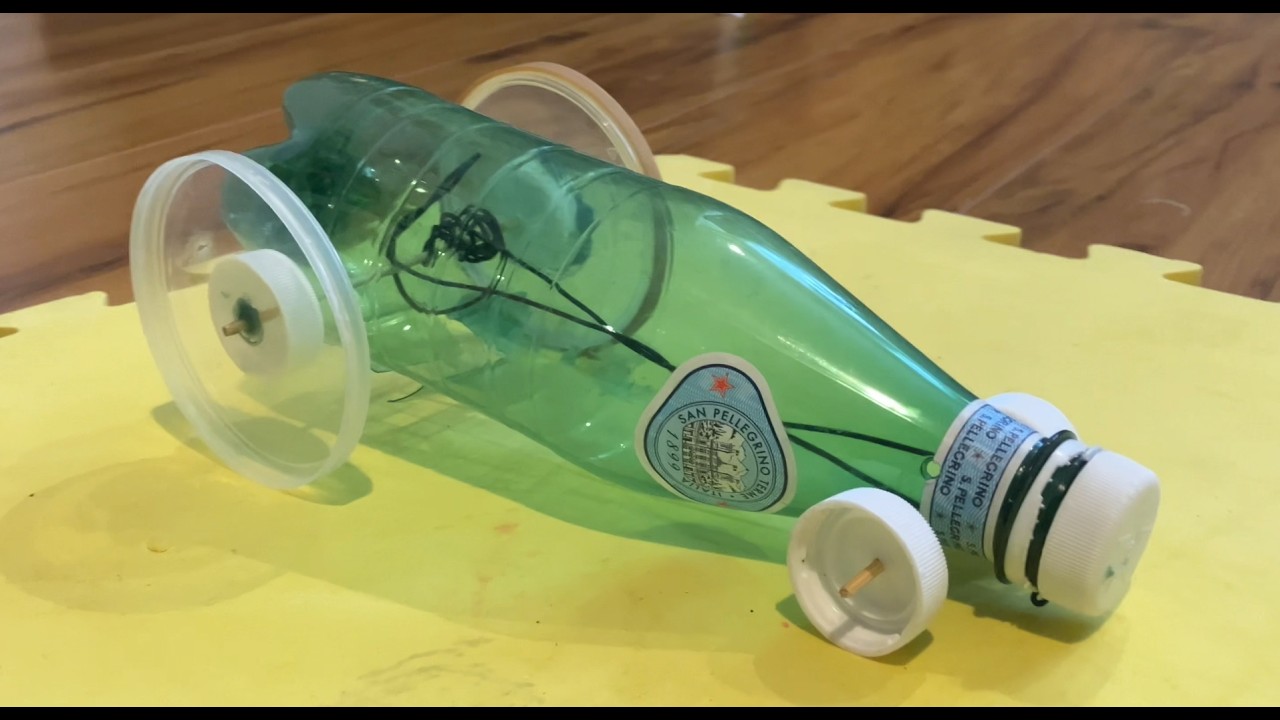 How to make a rubber band powered car