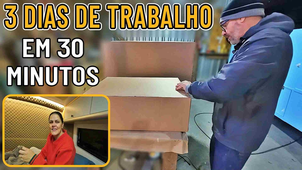CHEGOU o que FALTAVA pro MOTORHOME ficar COMPLETO