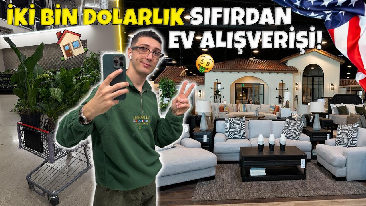 AMERİKA'DA EV KURUYORUZ! Fiyatlar, Ev Alışverişi, Amerika Vlog, Yeni Evime Alışveriş, Ikea, Ross! 🇺🇸