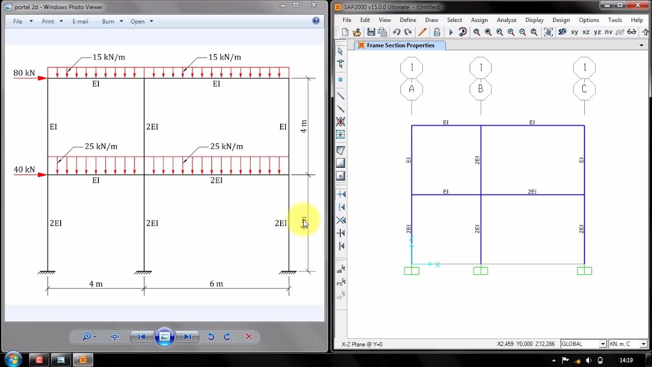 SAP2000 - Analisa Struktur Portal 2D (Lanjutan)