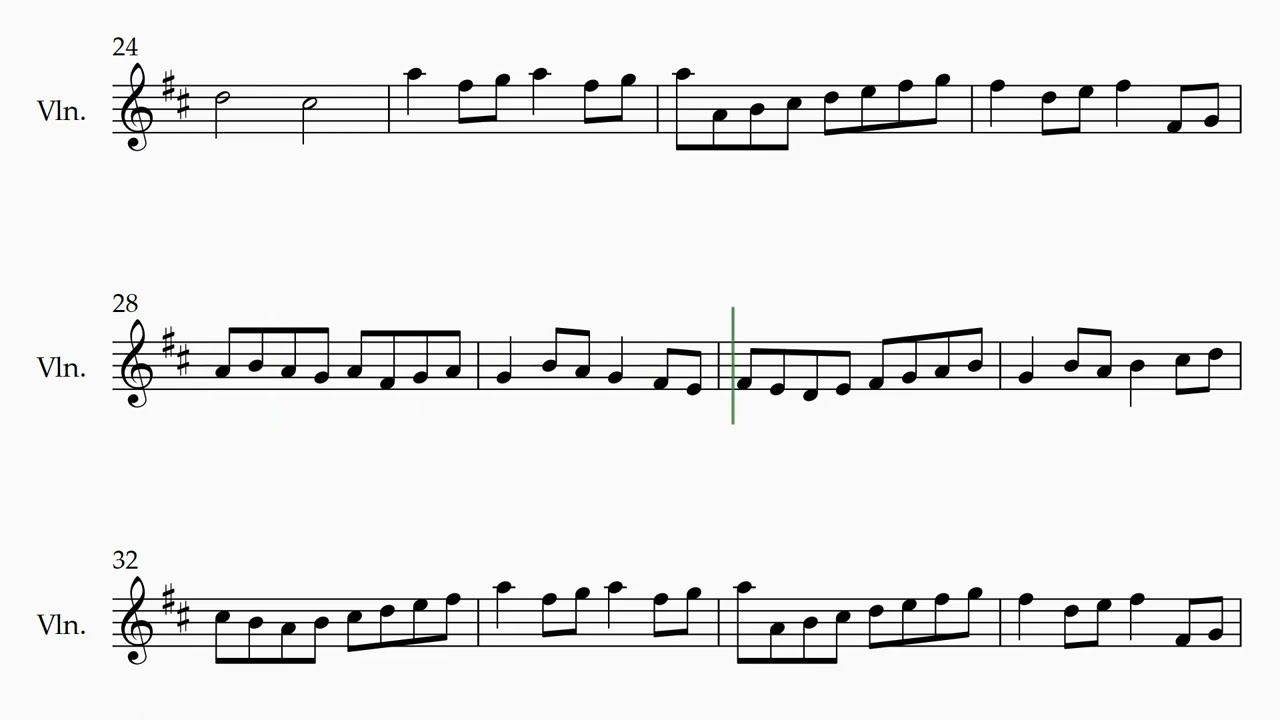 Johann Pachelbel - Canon in D | Violin Sheet Music