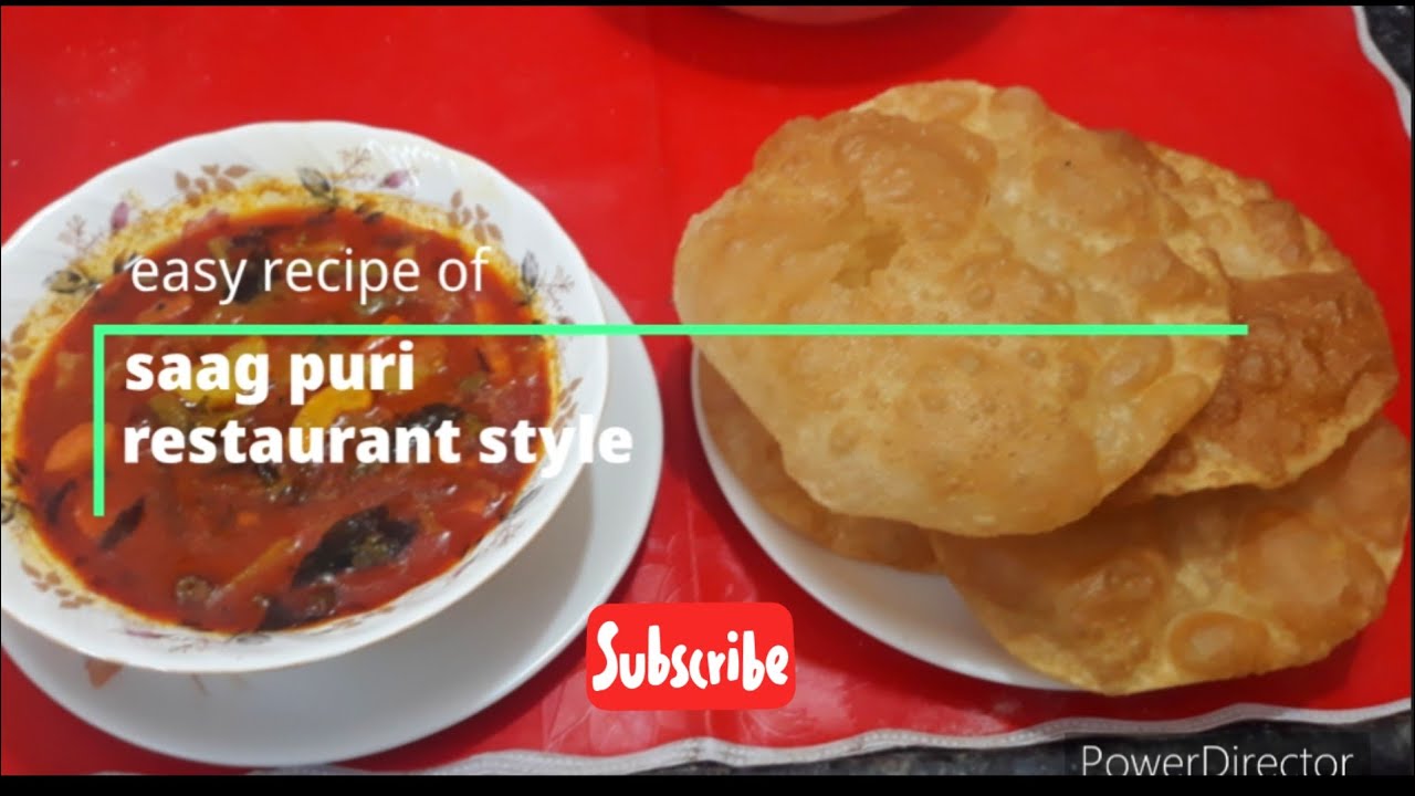 easy recipe of saag puri