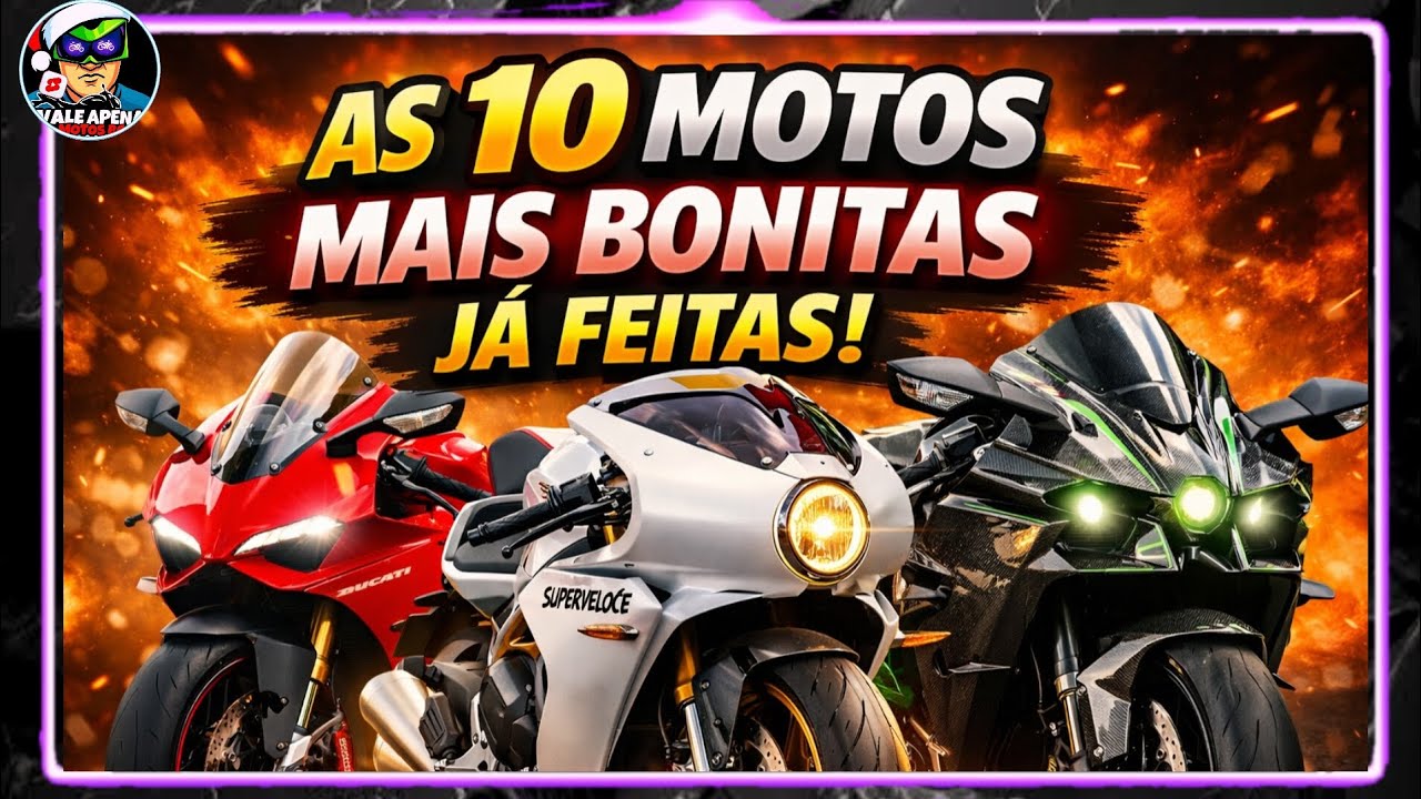 AS 10 MOTOS MAIS BONITAS JÁ FEITAS