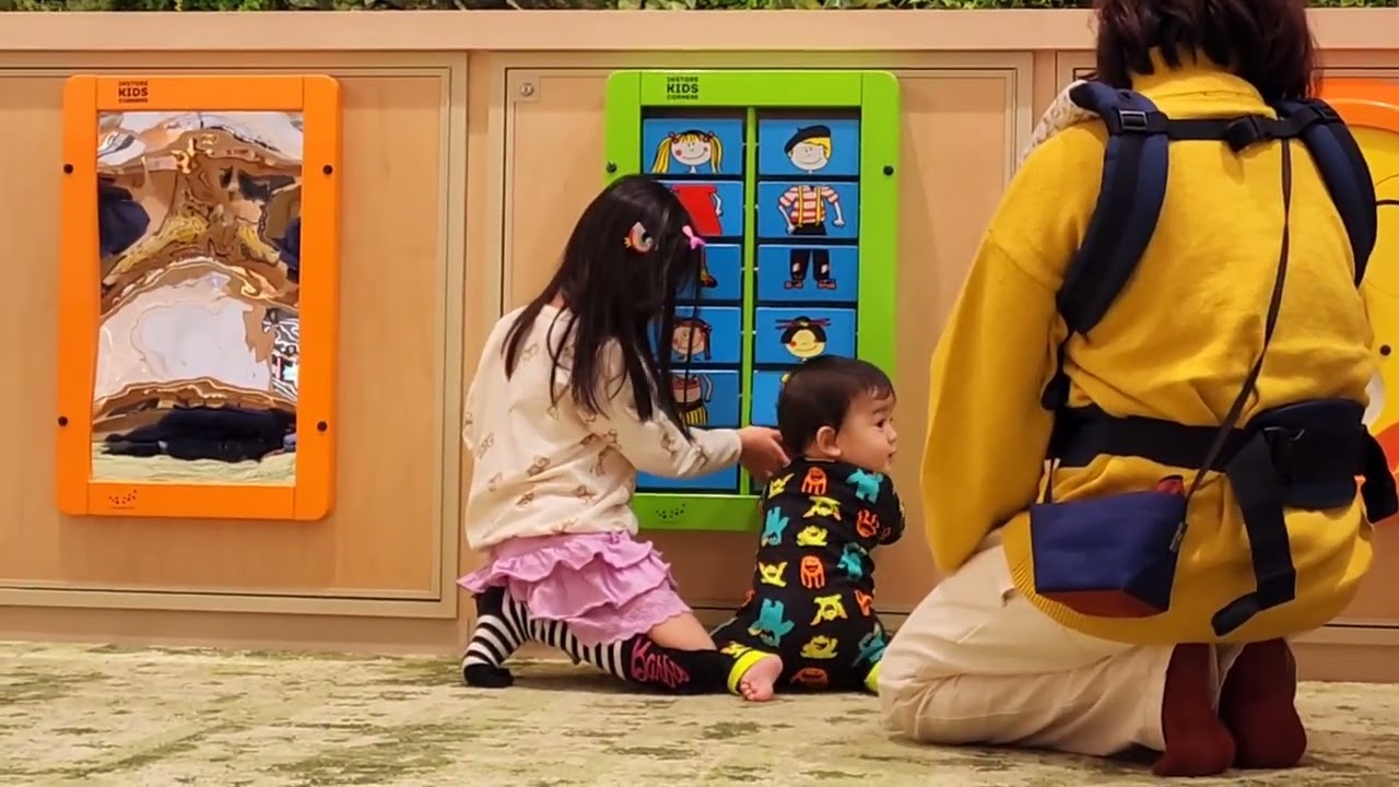 Playing with baby