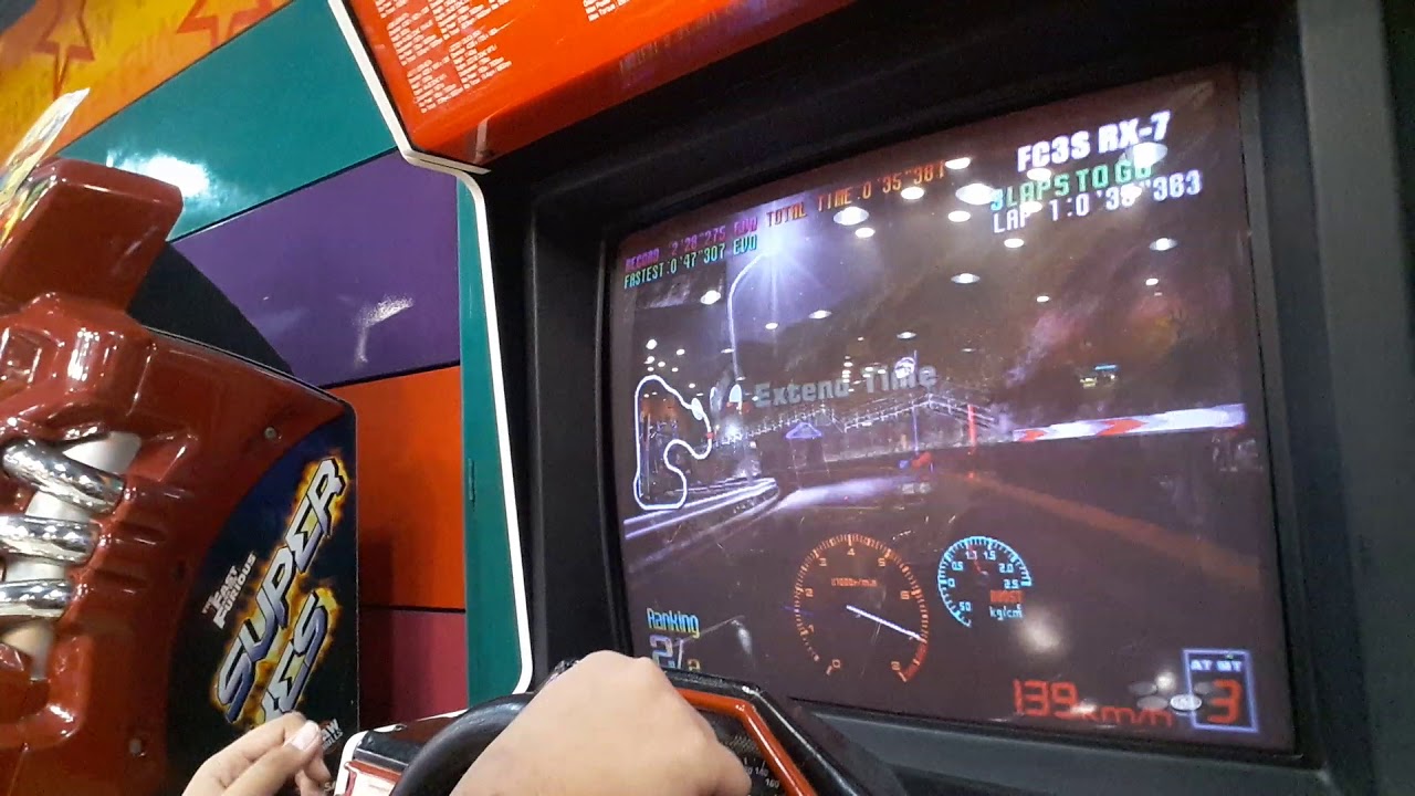 [Battle Gear 2] Beginner [Race] with RX7 [Real Arcade]