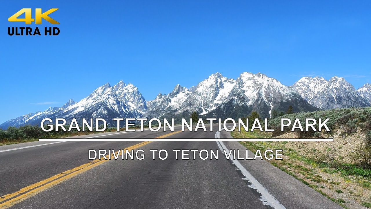 Grand Teton National Park Wyoming: Driving to Teton Village