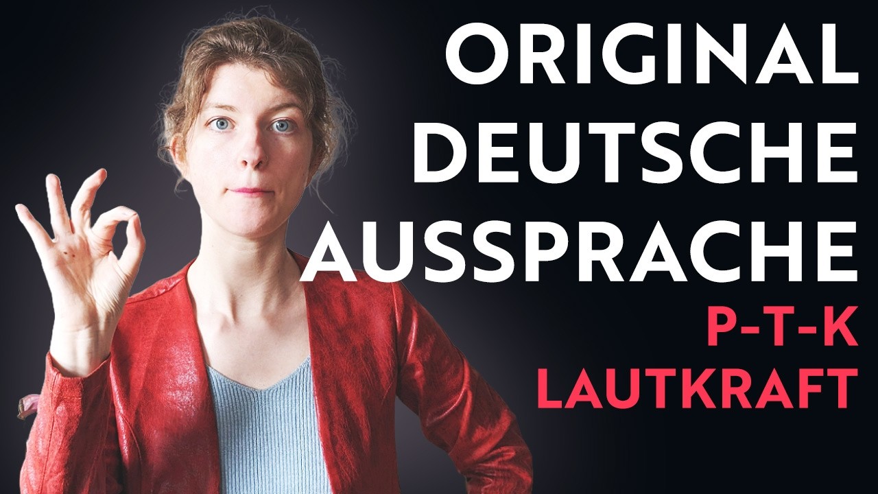 Artikulation deutlich und pr&auml;zise | original deutsche Aussprache