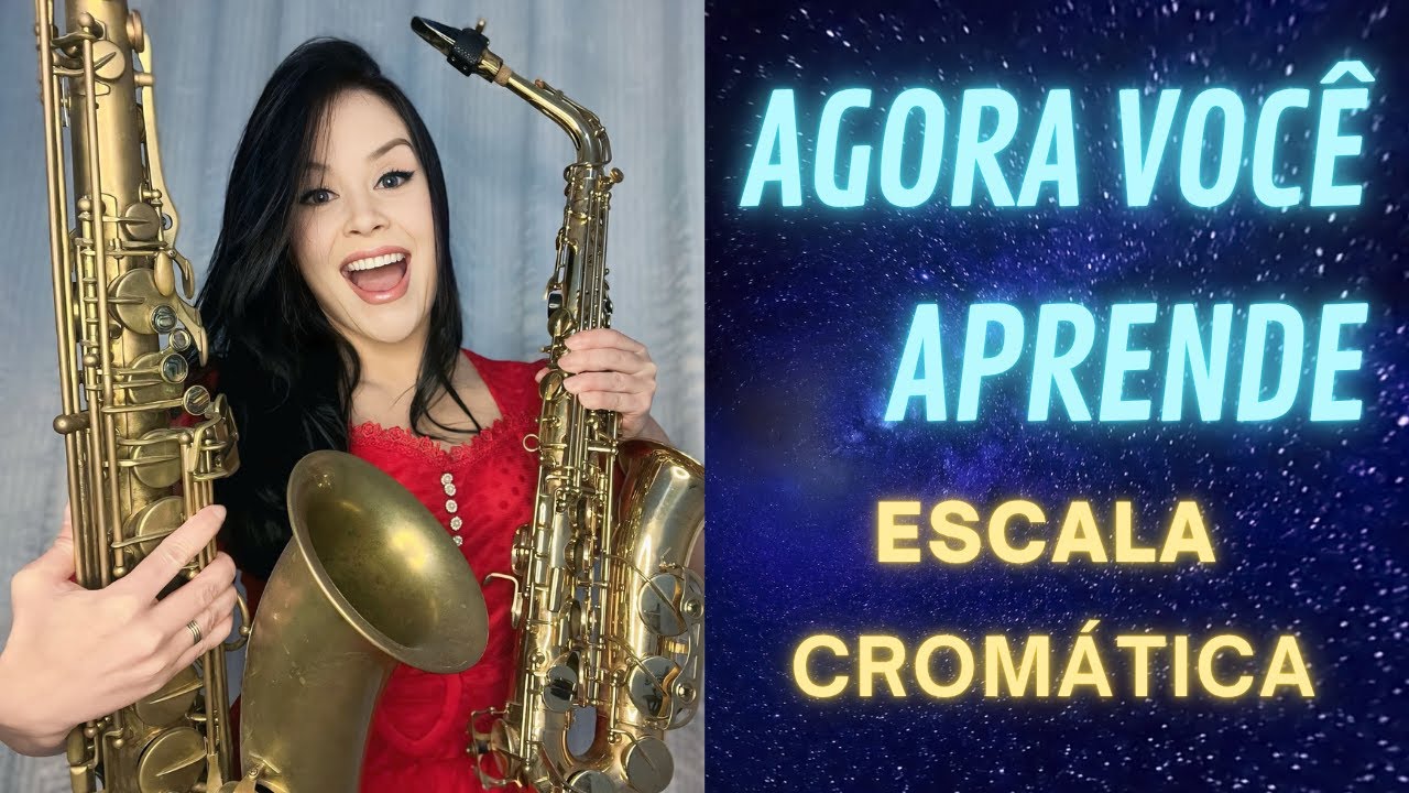 Aprenda a tocar saxofone sozinho, e agora aprenda sozinho escala cromática.