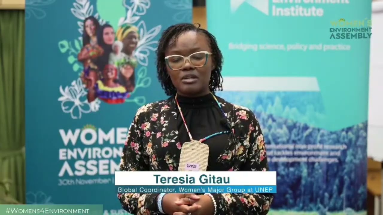 Interview with Ms. Teresia Gitau Womens Environment Assembly 2026 2