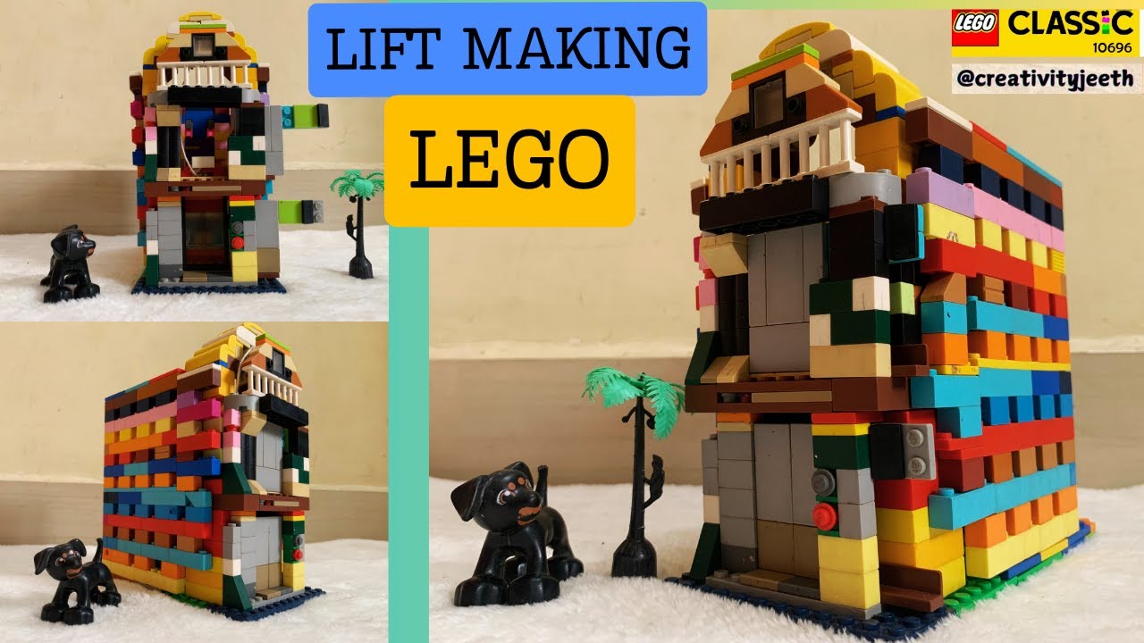 @creativityjeeth LEGO LIFT MAKING (PART1) Lego classic 10696-10698 #lift #elevator #building 