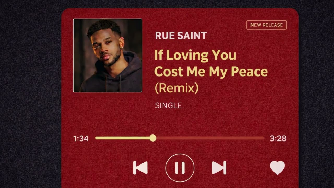 Rue Saint :🔥 If loving you cost me my peace Remix love the original but the banging 