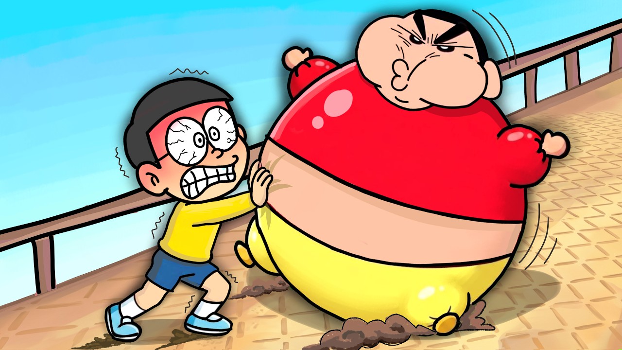 Roll Fat Shinchan to Win! 😝