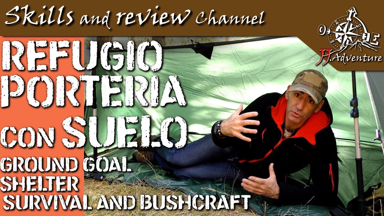 👉ReFugio de SuperVivencia - Survival Shelter / Portería Con Suelo - Ground Goal