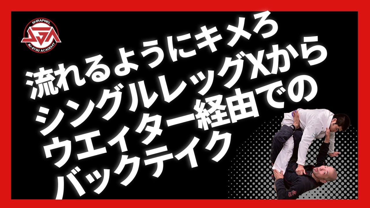 【流れるようにキメろ】シングルレッグXからウエィター経由でのバックテイク