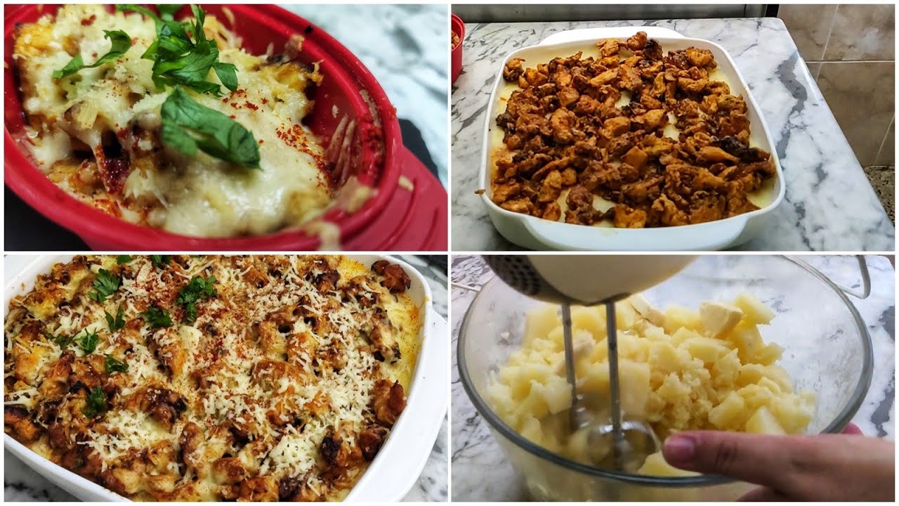 غراتان لاپيري بالشاورمة طبق صيفي سريع و لذيذ😋