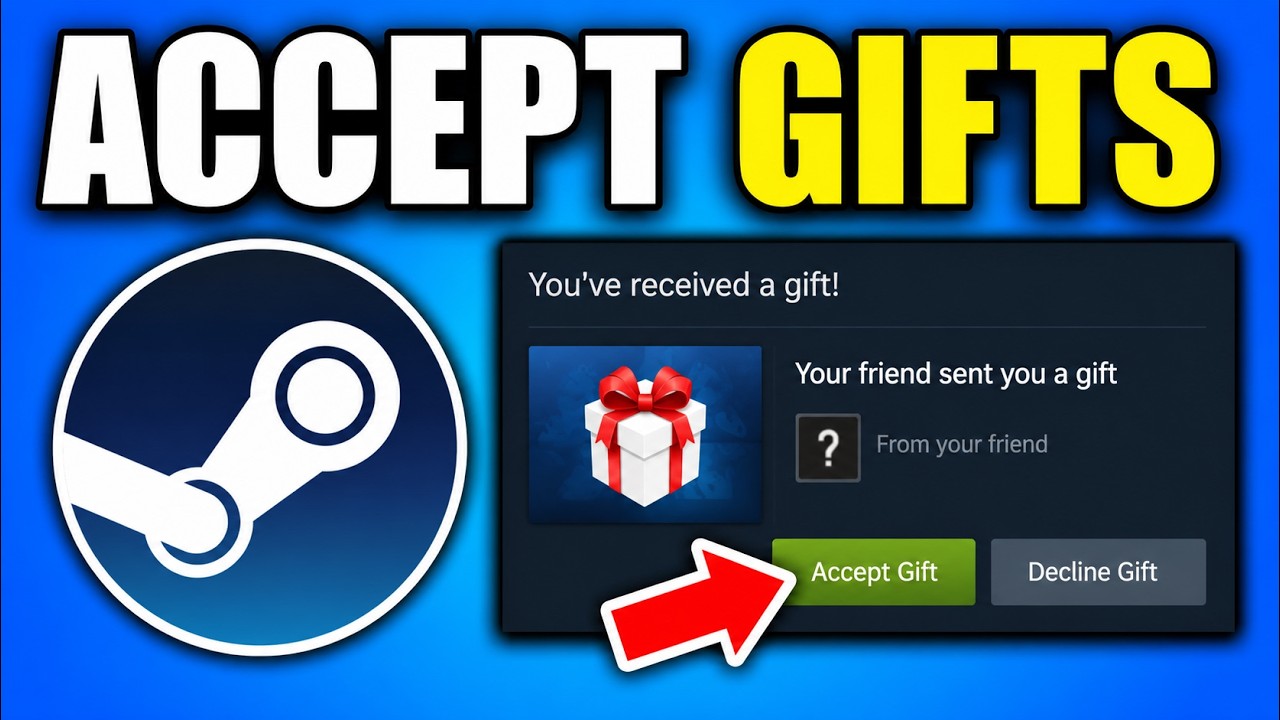 How To Accept Gifts On Steam