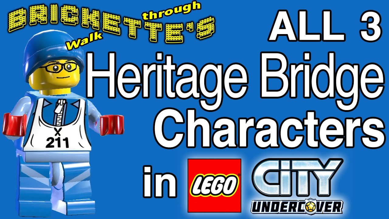 All 3 Heritage Bridge Characters in LEGO City Undercover