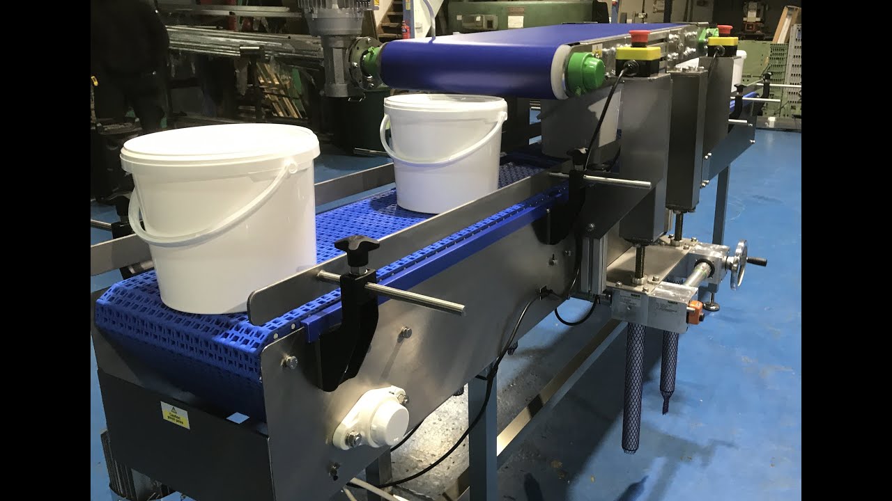 Semi Automated Lid Seal with Manual Adjustable Height at C Trak Ltd