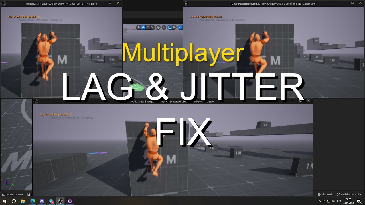 UE5 Motion Matching MULTIPLAYER LAG FIX - SmoothSync Plugin
