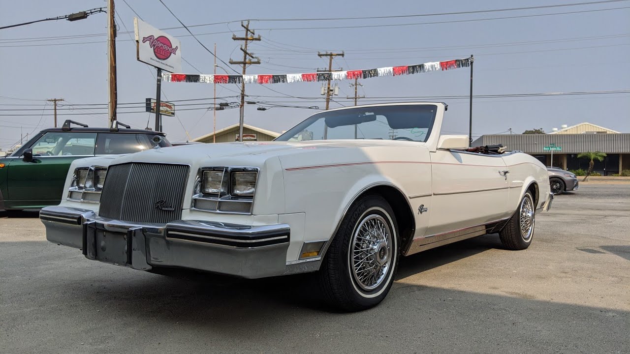 Approved Autos- Stunning Classic 1985 Buick Riviera convertible walk around and drive video