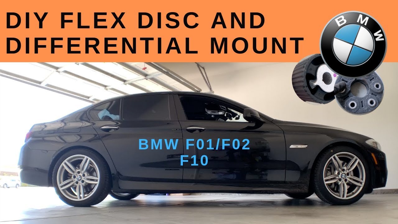 Инструкция: замена опоры дифференциала BMW F01/F10 + гибкий диск (Guibbo) [сделай сам]