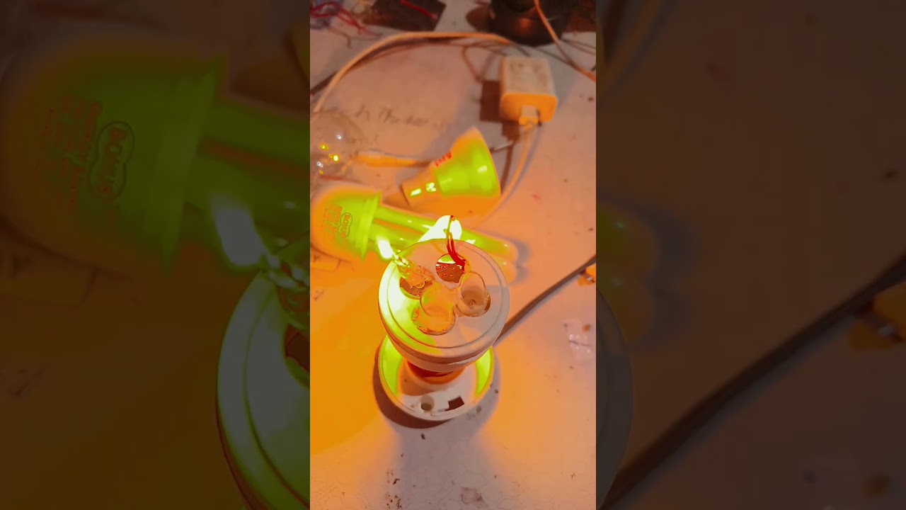 cfl glass and plastic light testing