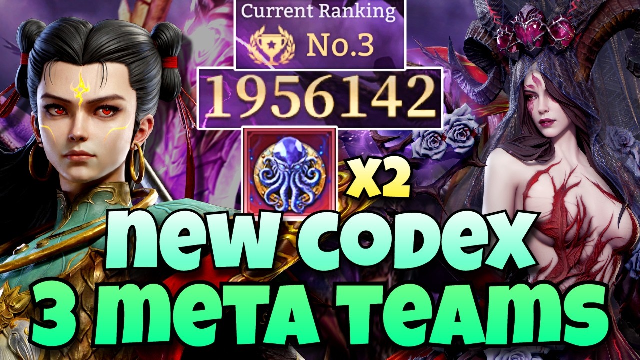 Hard Codex BEST TEAMS! SuperCharge Your Scores! Full Guide | Watcher of Realms
