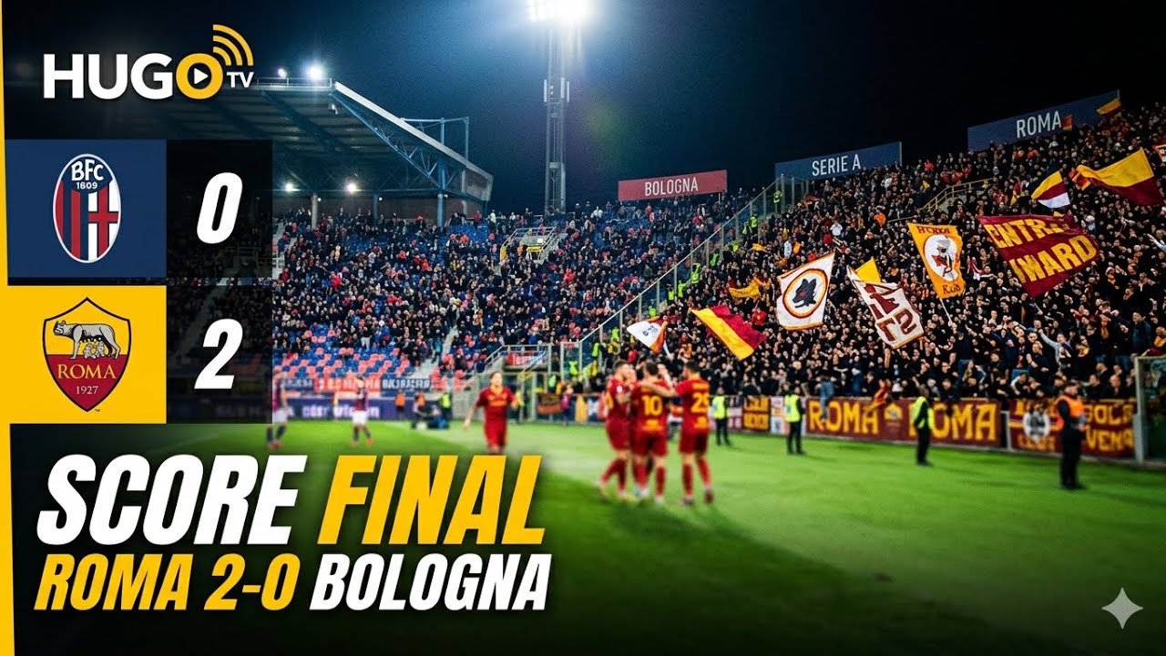 Bologna vs Roma 0-2 - All Goals & Highlights 