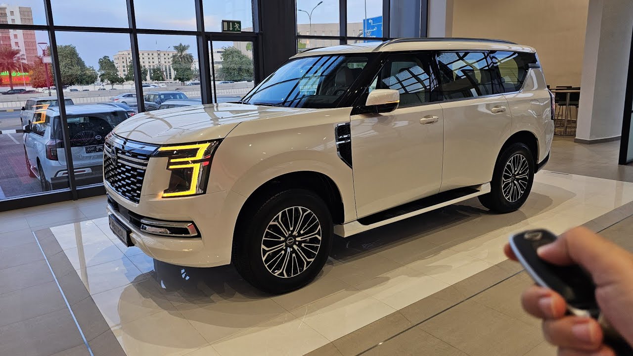 نيسان باترول 2025 محرك التنفس الطبيعي وارد الحشار للسيارات شرح المواصفات الاسعار Nissan patrol 3.8